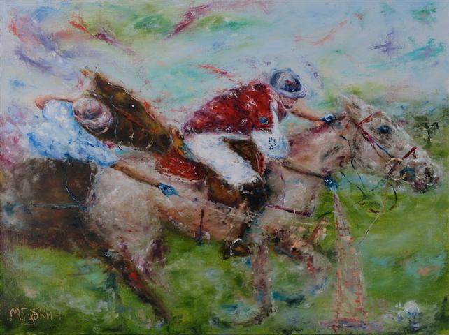 2500  sold. Polo I. 60х80 cm. oil on canvas Small